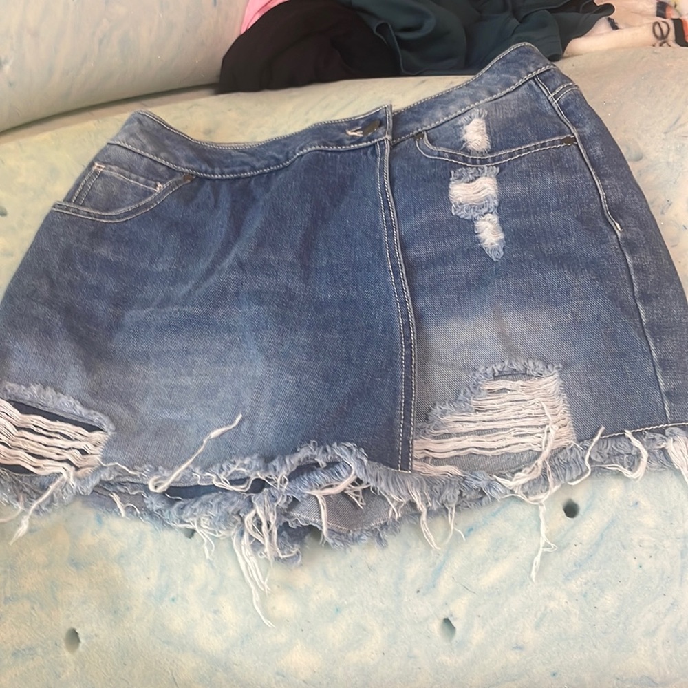 Jean skirt